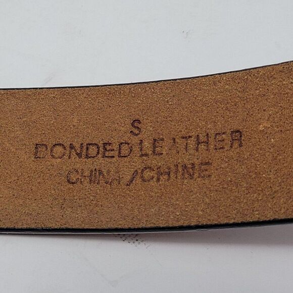 Vintage Style Tooled Bonded Leather Red Belt S‎ Floral Design Western Cowgirl main image 9
